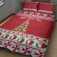 Cute Maltese Imqaret Pastry Christmas Quilt Bed Set Christmas Joy in Malta - Wonder Print Shop