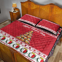 Cute Maltese Imqaret Pastry Christmas Quilt Bed Set Christmas Joy in Malta - Wonder Print Shop