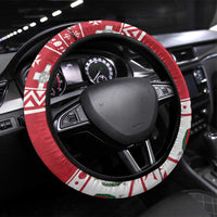 Cute Maltese Imqaret Pastry Christmas Steering Wheel Cover Christmas Joy in Malta - Wonder Print Shop