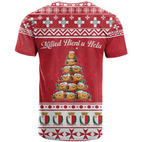 Cute Maltese Imqaret Pastry Christmas T Shirt Christmas Joy in Malta - Wonder Print Shop