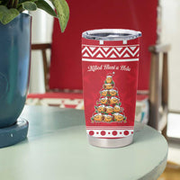 Cute Maltese Imqaret Pastry Christmas Tumbler Cup Christmas Joy in Malta - Wonder Print Shop