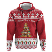 Cute Maltese Imqaret Pastry Christmas Zip Hoodie Christmas Joy in Malta - Wonder Print Shop