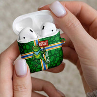 Personalized Resist Portland Frog AirPods Case Frog Activist Protest City - Wonder Print Shop