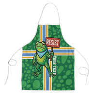 Personalized Resist Portland Frog Apron Frog Activist Protest City - Wonder Print Shop
