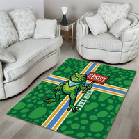Personalized Resist Portland Frog Area Rug Frog Activist Protest City - Wonder Print Shop