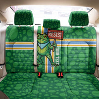 Personalized Resist Portland Frog Back Car Seat Cover Frog Activist Protest City - Wonder Print Shop