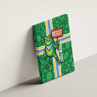 Personalized Resist Portland Frog Canvas Wall Art Frog Activist Protest City - Wonder Print Shop