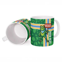 Personalized Resist Portland Frog Ceramic Mug Frog Activist Protest City - Wonder Print Shop