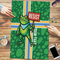 Personalized Resist Portland Frog Puzzle Frog Activist Protest City - Wonder Print Shop