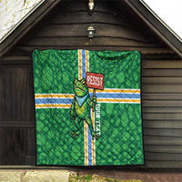 Personalized Resist Portland Frog Quilt Frog Activist Protest City - Wonder Print Shop