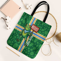 Personalized Resist Portland Frog Tote Bag Frog Activist Protest City - Wonder Print Shop