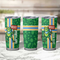 Personalized Resist Portland Frog Tumbler Cup Frog Activist Protest City - Wonder Print Shop