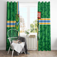 Personalized Resist Portland Frog Window Curtain Frog Activist Protest City - Wonder Print Shop