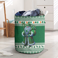 Ireland Christmas Laundry Basket Irish Santa Claus - Wonder Print Shop