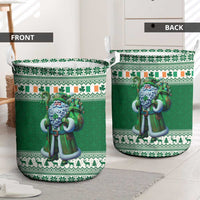Ireland Christmas Laundry Basket Irish Santa Claus - Wonder Print Shop