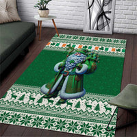 Ireland Christmas Area Rug Irish Santa Claus - Wonder Print Shop