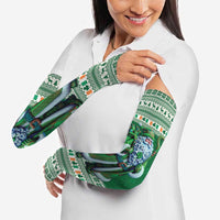 Ireland Christmas Arm Sleeves Irish Santa Claus - Wonder Print Shop