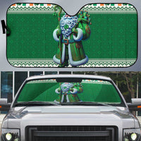Ireland Christmas Auto Sun Shade Irish Santa Claus - Wonder Print Shop
