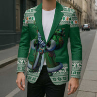 Ireland Christmas Blazer Irish Santa Claus - Wonder Print Shop