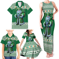 Ireland Christmas Family Matching Tank Maxi Dress and Hawaiian Shirt Irish Santa Claus - Wonder Print Shop