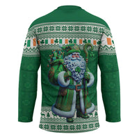 Ireland Christmas Hockey Jersey Irish Santa Claus - Wonder Print Shop
