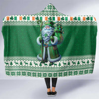 Ireland Christmas Hooded Blanket Irish Santa Claus - Wonder Print Shop