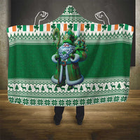 Ireland Christmas Hooded Blanket Irish Santa Claus - Wonder Print Shop