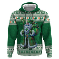 Ireland Christmas Hoodie Irish Santa Claus - Wonder Print Shop