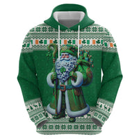 Ireland Christmas Hoodie Irish Santa Claus - Wonder Print Shop
