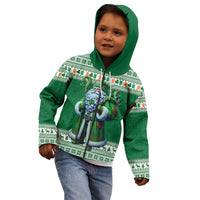 Ireland Christmas Kid Hoodie Irish Santa Claus - Wonder Print Shop