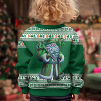 Ireland Christmas Kid Ugly Christmas Sweater Irish Santa Claus - Wonder Print Shop
