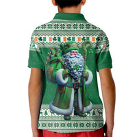 Ireland Christmas Kid Polo Shirt Irish Santa Claus - Wonder Print Shop