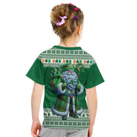 Ireland Christmas Kid T Shirt Irish Santa Claus - Wonder Print Shop