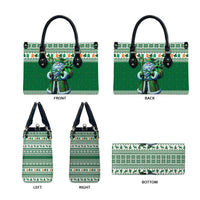 Ireland Christmas Leather Bag Irish Santa Claus - Wonder Print Shop