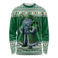 Ireland Christmas Long Sleeve Shirt Irish Santa Claus - Wonder Print Shop