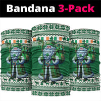 Ireland Christmas Neck Gaiter Irish Santa Claus - Wonder Print Shop