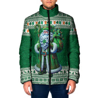 Ireland Christmas Padded Jacket Irish Santa Claus - Wonder Print Shop