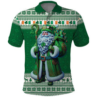 Ireland Christmas Polo Shirt Irish Santa Claus - Wonder Print Shop