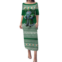 Ireland Christmas Puletasi Irish Santa Claus - Wonder Print Shop