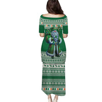 Ireland Christmas Puletasi Irish Santa Claus - Wonder Print Shop