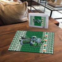 Ireland Christmas Puzzle Irish Santa Claus - Wonder Print Shop