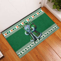 Ireland Christmas Rubber Doormat Irish Santa Claus - Wonder Print Shop