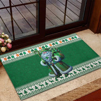 Ireland Christmas Rubber Doormat Irish Santa Claus - Wonder Print Shop