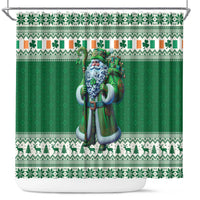 Ireland Christmas Shower Curtain Irish Santa Claus - Wonder Print Shop