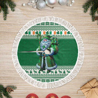 Ireland Christmas Tree Skirt Irish Santa Claus - Wonder Print Shop