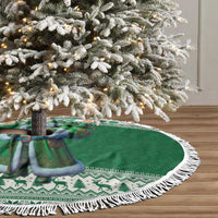 Ireland Christmas Tree Skirt Irish Santa Claus - Wonder Print Shop