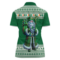 Ireland Christmas Women Polo Shirt Irish Santa Claus - undefined