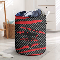 Albania Beast Laundry Basket Ripped Flag Graphic - Wonder Print Shop