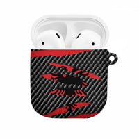Albania Beast AirPods Case Ripped Flag Graphic - Wonder Print Shop