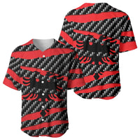 Albania Beast Baseball Jersey Ripped Flag Graphic - Wonder Print Shop
